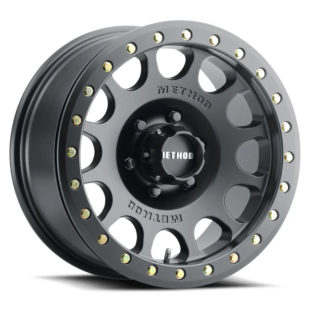 17x8 5 method race wheels mr105 black wheel 6x5.5 bolt pattern 0mm offset