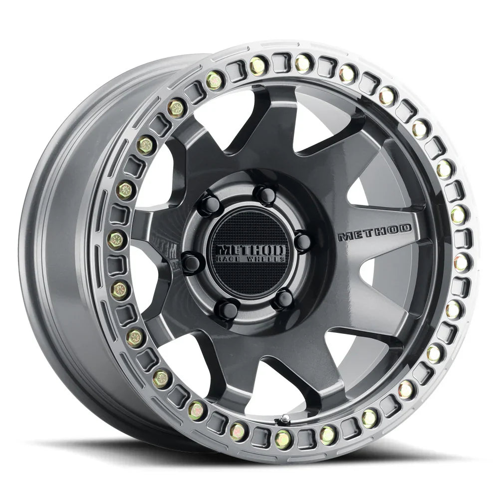 17x9 method race wheels mr108 titanium wheel 6x5.5 bolt pattern 44mm offset
