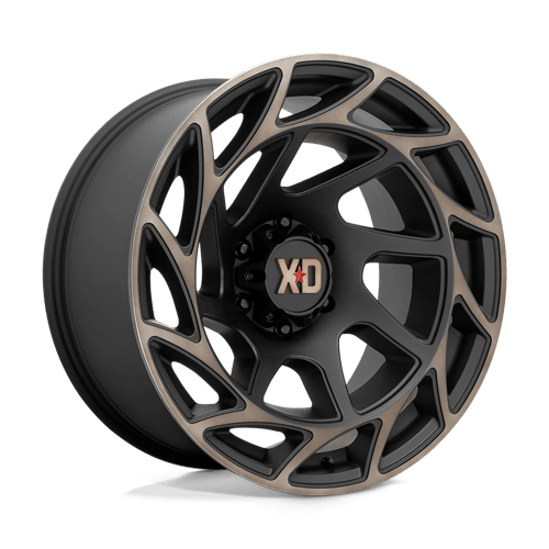 20x10 xd wheels xd860 onslaught satin black w bronze tint wheel 6x5.5 bolt pattern 18mm offset