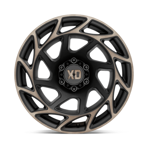 20x10 xd wheels xd860 onslaught satin black w bronze tint wheel 6x5.5 bolt pattern 18mm offset