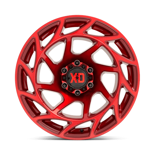 20x10 xd wheels xd860 onslaught candy red wheel 6x5.5 bolt pattern 18mm offset