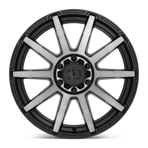 20x9 xd wheels xd847 outbreak satin black w gray tint wheel 6x5.5 bolt pattern 18mm offset