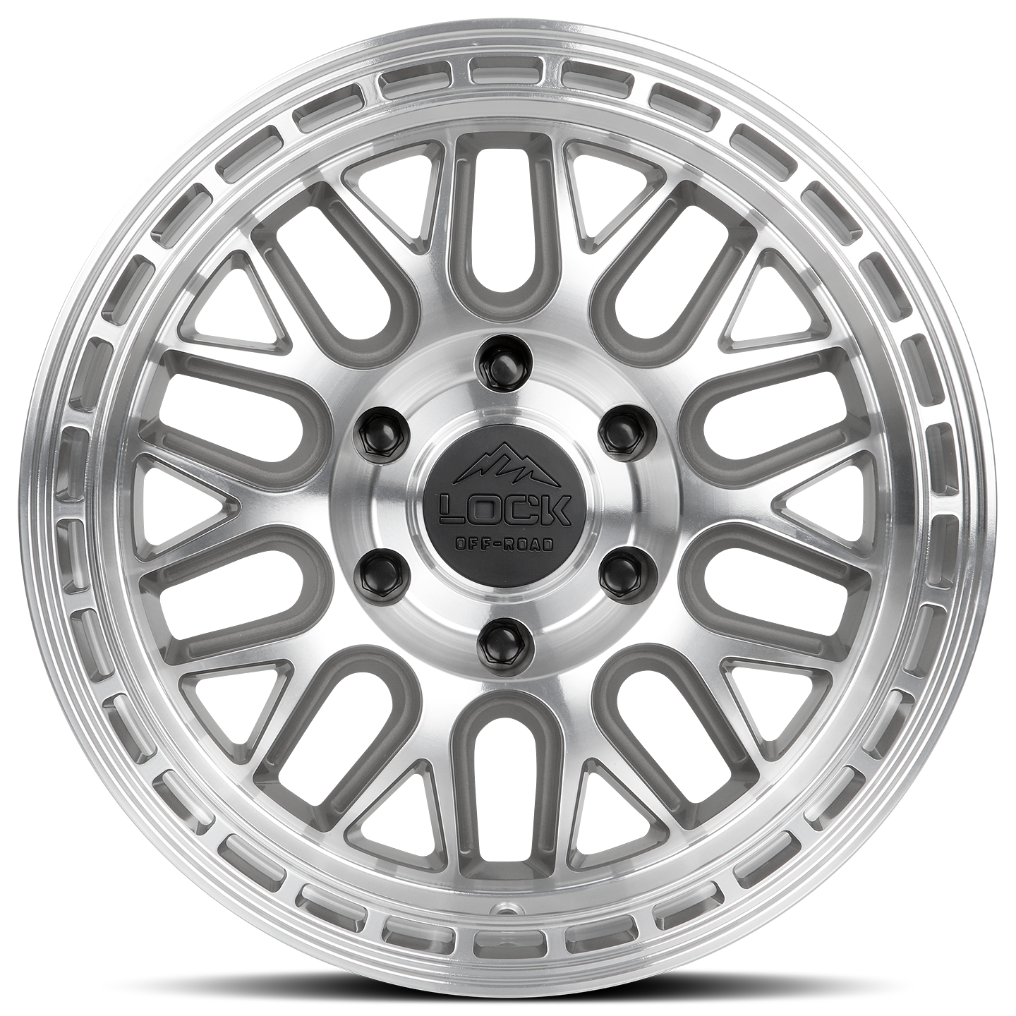 17x9 lock off-road onyx machined clear coat wheel 6x5.5 bolt pattern 12mm offset