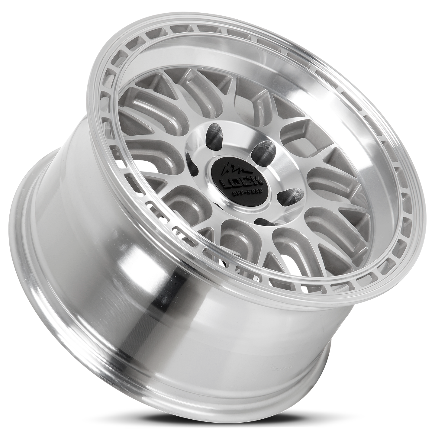 17x9 lock off-road onyx machined clear coat wheel 6x5.5 bolt pattern 12mm offset