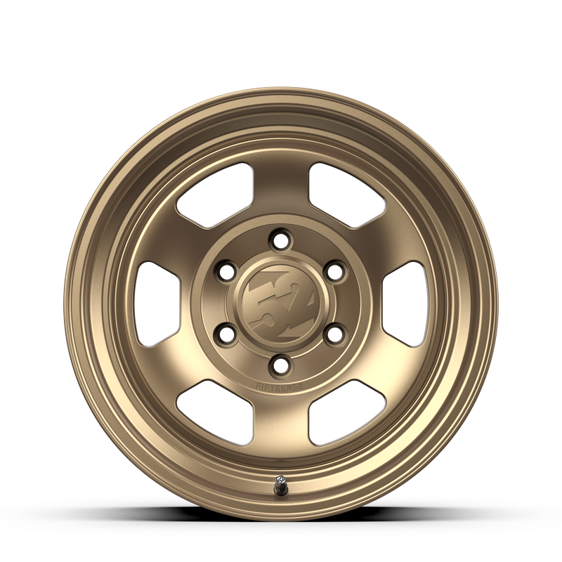 17x8.5 Fifteen 52 Patrol HD Matte Bronze Wheel 6x5.5 Bolt Pattern 0mm Offset