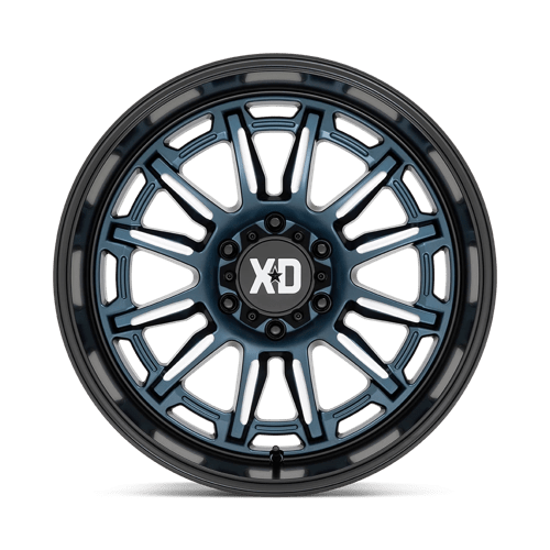 20x10 xd wheels xd865 phoenix metallic blue milled w blk lp wheel 6x5.5 bolt pattern 18mm offset