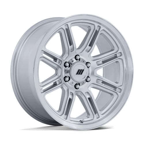 17x8 pro comp alloys pa206 snare gloss silver w machined face wheel 6x5.5 bolt pattern 0mm offset