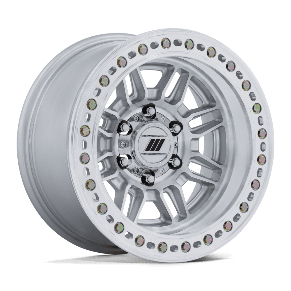 17x9 Pro Comp PA211 Equalizer Beadlock Sil Wheel 6x5.5 Bolt Pattern -38 Offset