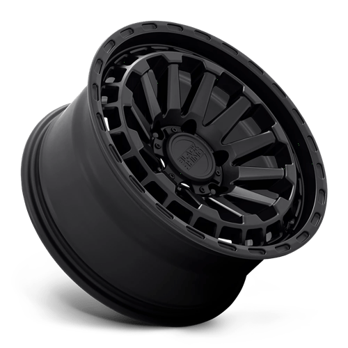 17x8 5 black rhino hard alloys rad raid matte black wheel 6x5.5 bolt pattern 18mm offset