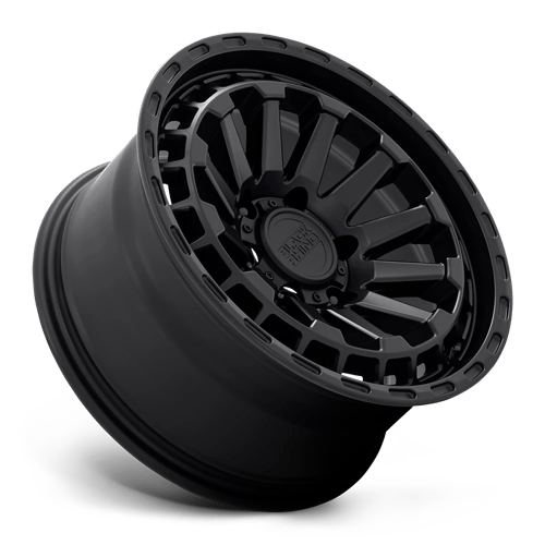 17x8 5 black rhino hard alloys rad raid matte black wheel 6x5.5 bolt pattern 0mm offset