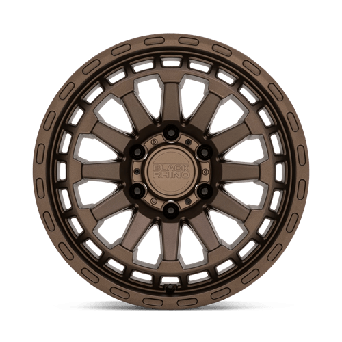 17x8 5 black rhino hard alloys rad raid matte bronze wheel 6x5.5 bolt pattern 18mm offset