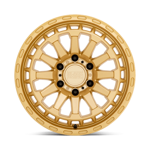 17x8 5 black rhino hard alloys rad raid gold wheel 6x5.5 bolt pattern 0mm offset