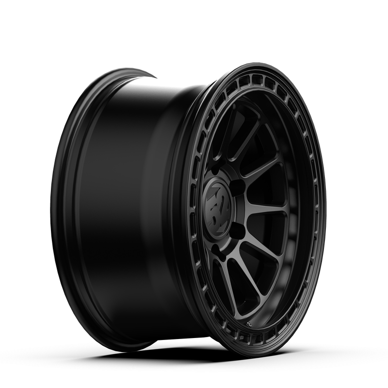 17x8.5 Fifteen 52 Range HD Satin Black Wheel 6x5.5 Bolt Pattern 0mm Offset