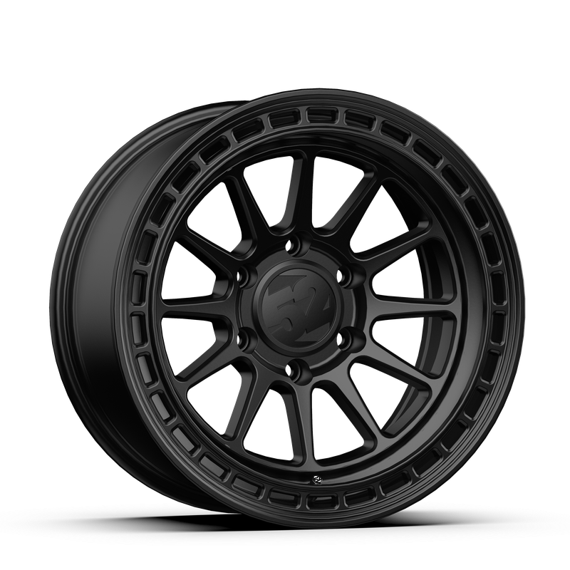 17x8.5 Fifteen 52 Range HD Satin Black Wheel 6x5.5 Bolt Pattern 0mm Offset