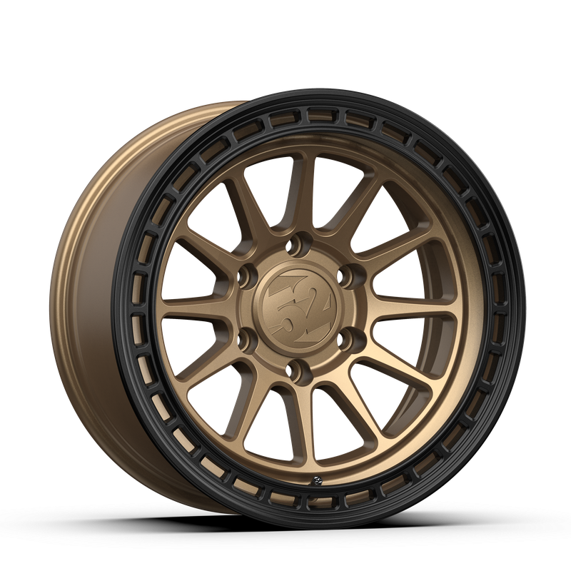 17x8.5 Fifteen 52 Range HD Matte Bronze Wheel 6x5.5 Bolt Pattern 0mm Offset