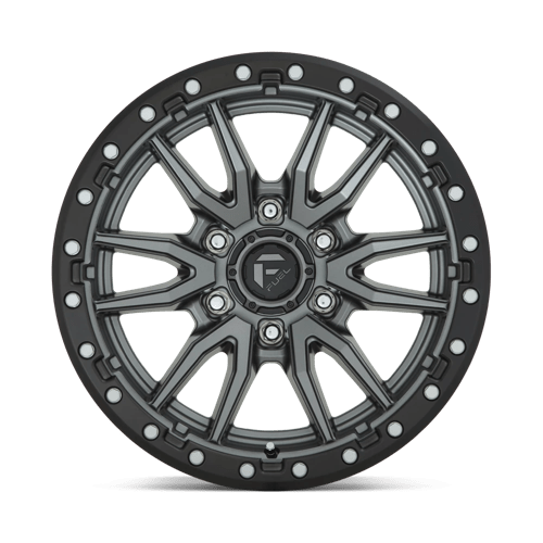 18x9 fuel off-road d680 rebel matte gunmetal black bead ring wheel 6x5.5 bolt pattern 20mm offset