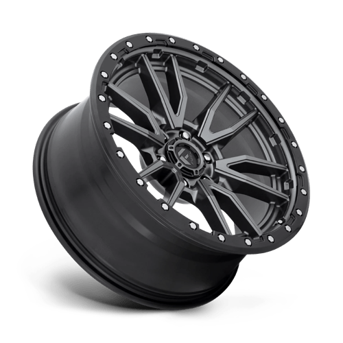 20x9 fuel off-road d680 rebel matte gunmetal black bead ring wheel 6x5.5 bolt pattern 20mm offset