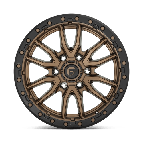 16x8 fuel off-road d681 rebel matte bronze black bead ring wheel 6x5.5 bolt pattern 1mm offset