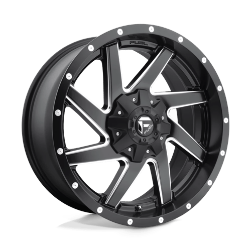 20x10 fuel off-road d594 renegade matte black milled wheel 6x5.5 bolt pattern 18mm offset