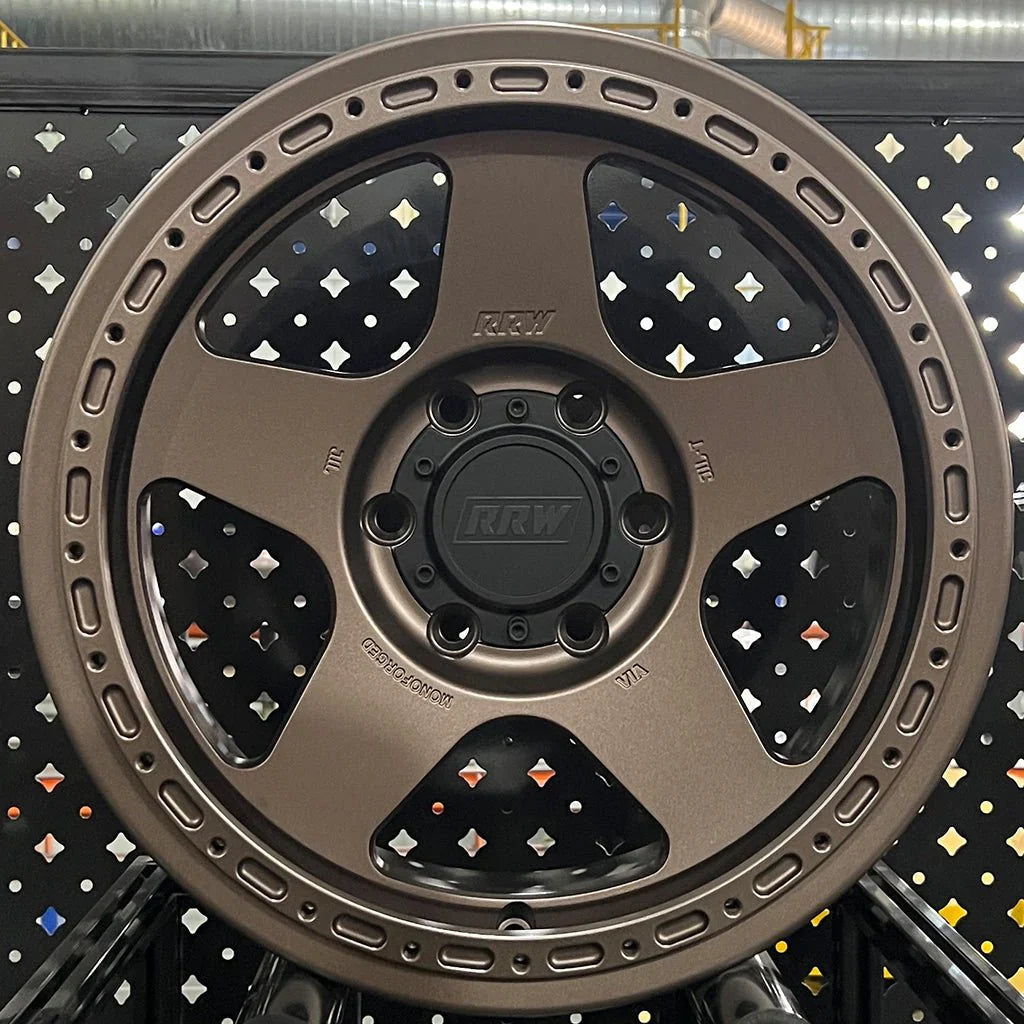17x8 RRW RG4-H Forged Hybrid Matte Bronze Wheel 6x5.5 Bolt Pattern 18mm Offset