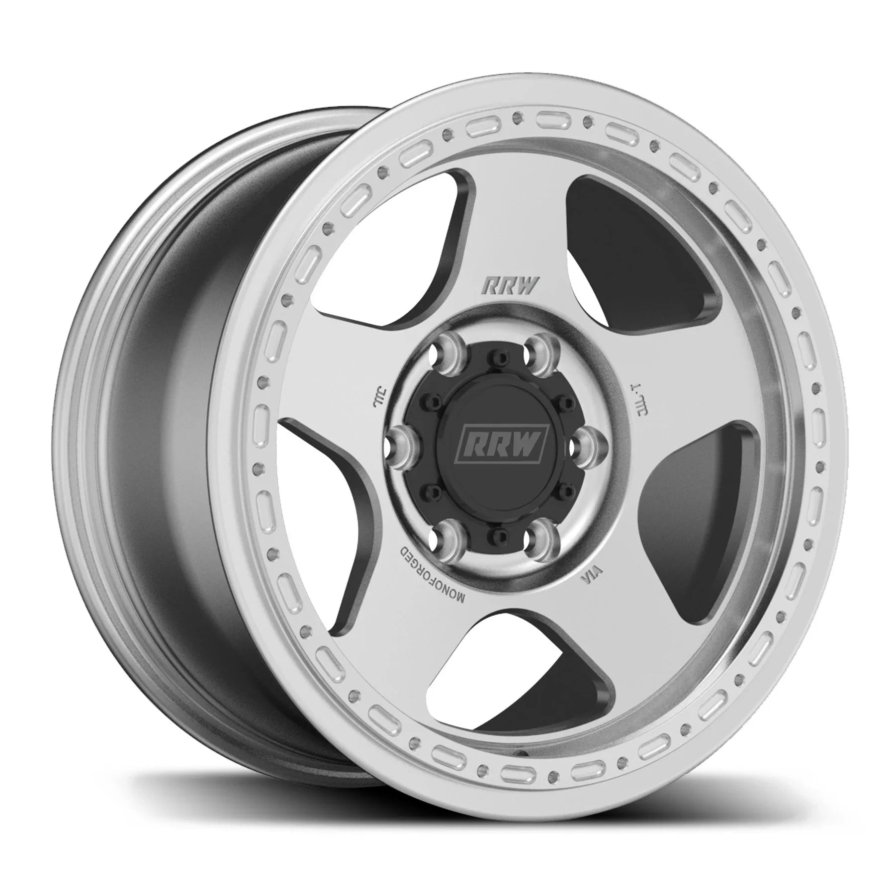 17x8.5 RRW RG4-H Forged Hybrid Brushed Wheel 6x5.5 Bolt Pattern -25mm Offset
