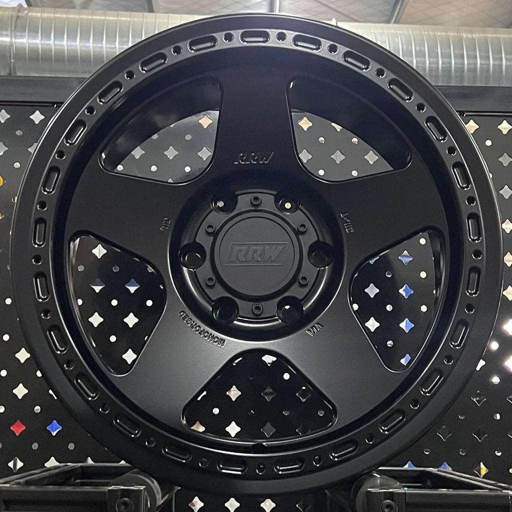 17x8.5 RRW RG4-H Forged Hybrid Matte Black Wheel 6x5.5 Bolt Pattern -12mm Offset