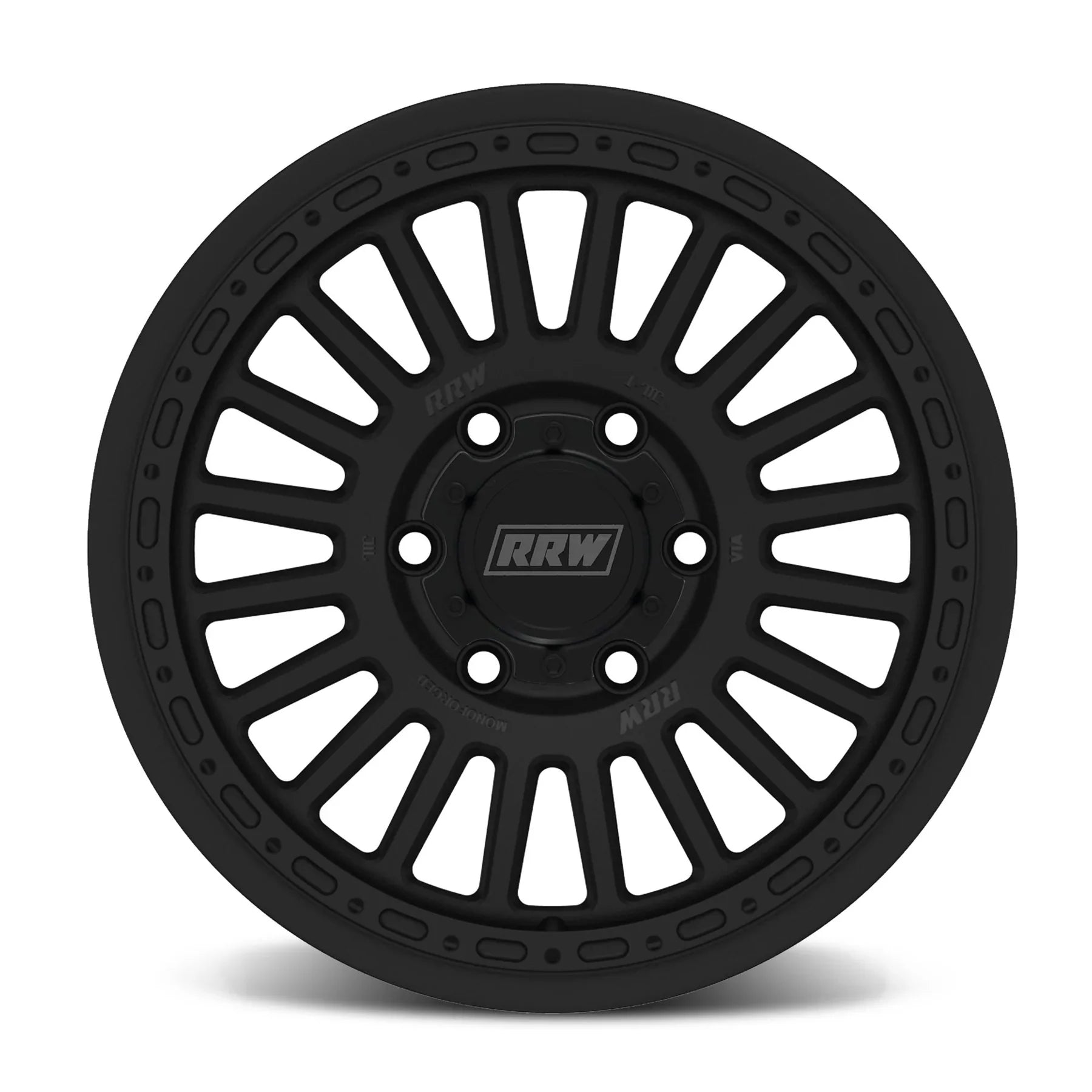 17x8 RRW RG6-H Forged Hybrid Matte Black Wheel 6x5.5 Bolt Pattern 18mm Offset