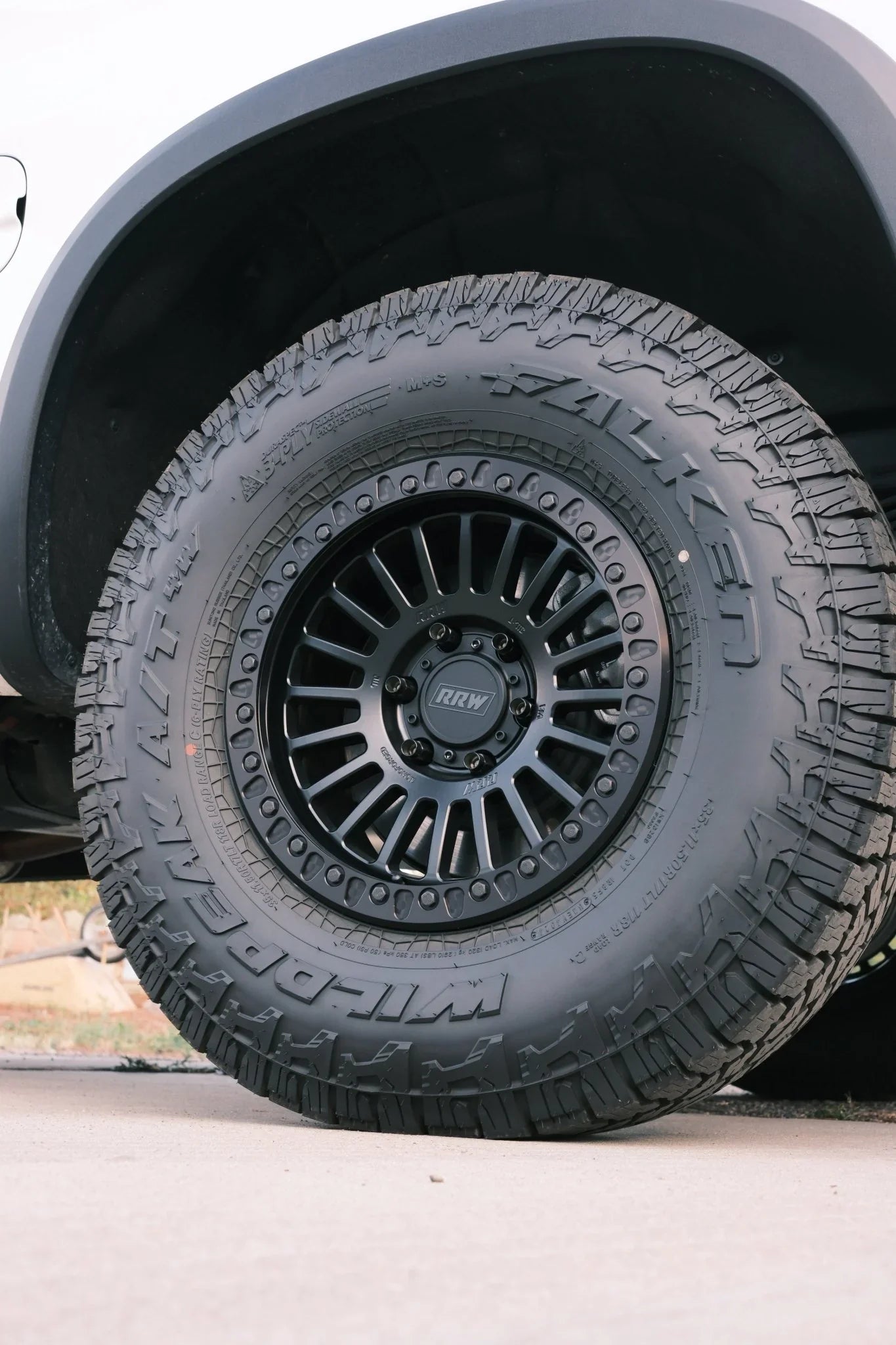 17x8 RRW RG6-H Forged Hybrid Matte Black Wheel 6x5.5 Bolt Pattern 18mm Offset