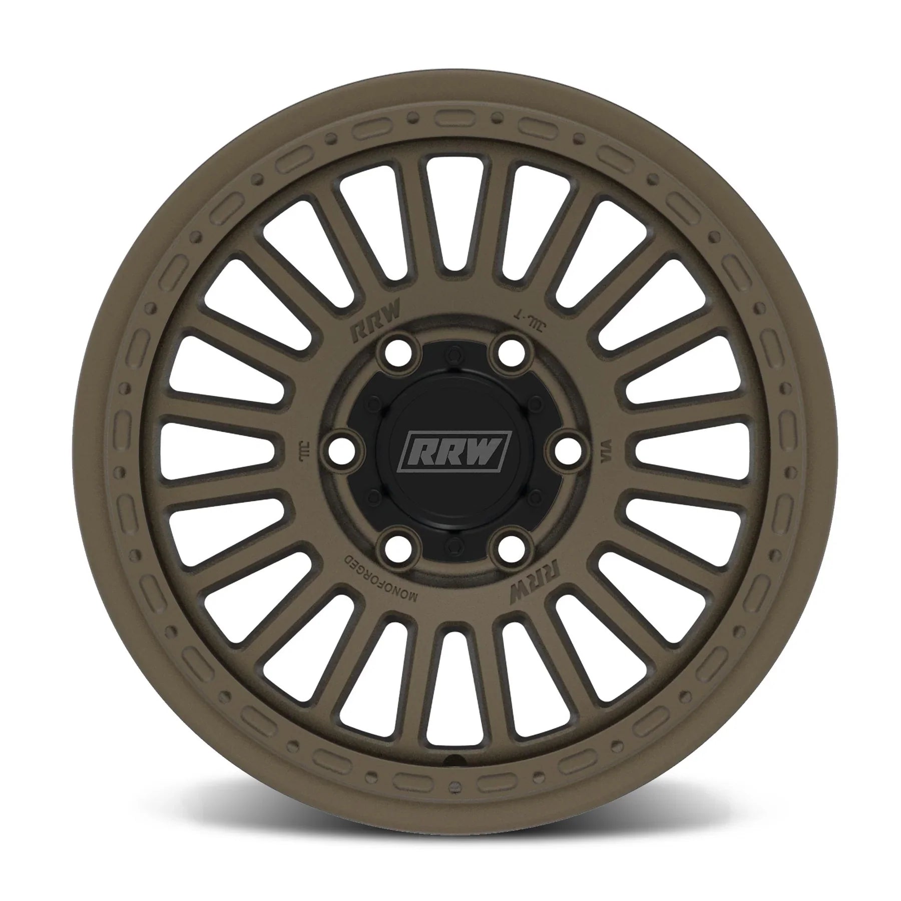 17x8 RRW RG6-H Forged Hybrid Matte Bronze Wheel 6x5.5 Bolt Pattern 18mm Offset