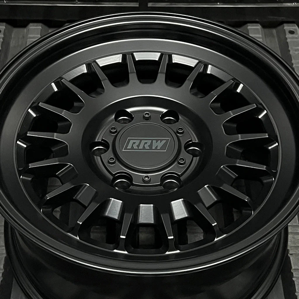17x8.5 RRW RG7-S Forged Matte Black Wheel 6x5.5 Bolt Pattern 25mm Offset