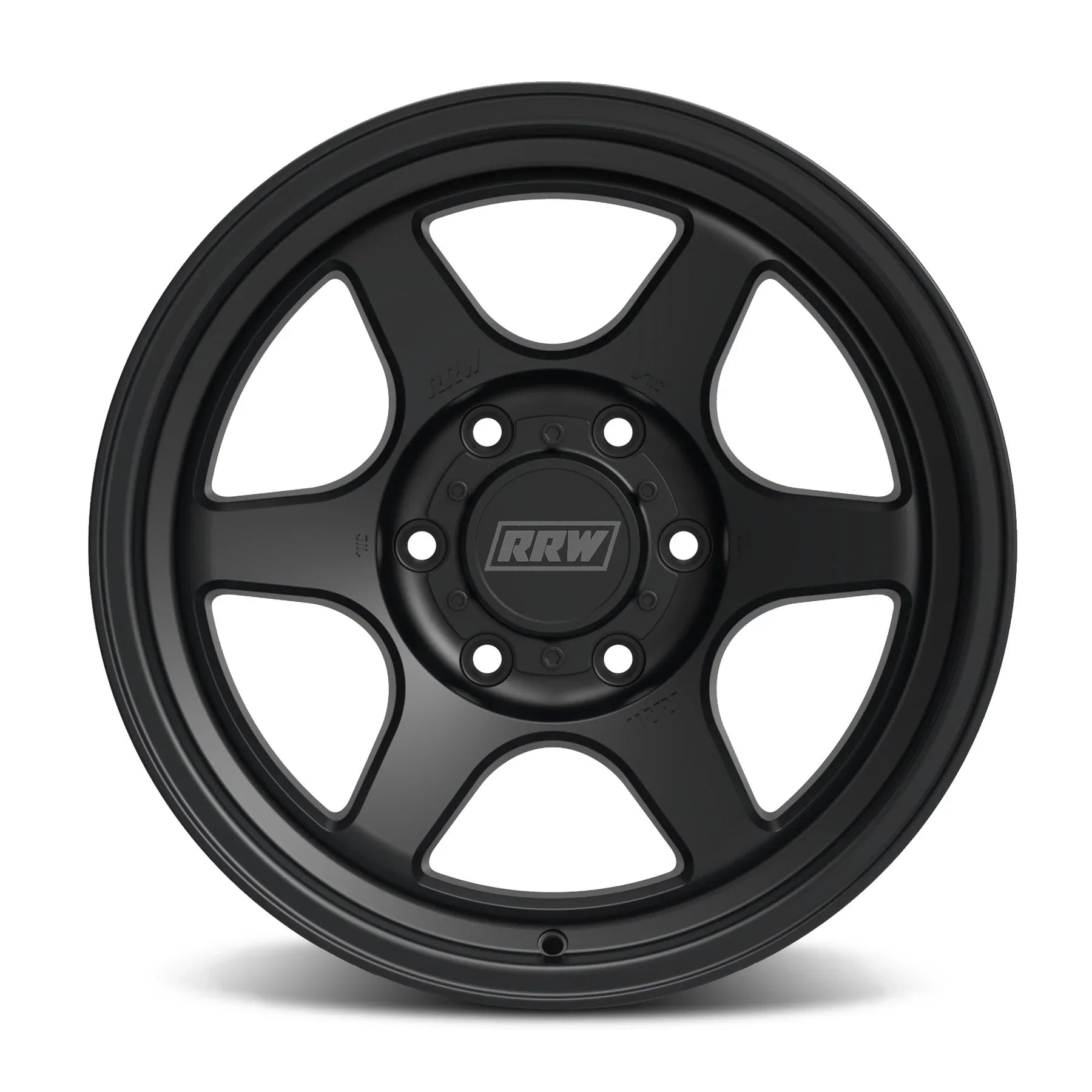 17x8.5 RRW RR2-S Flow Formed Black Wheel 6x5.5 Bolt Pattern -25mm Offset