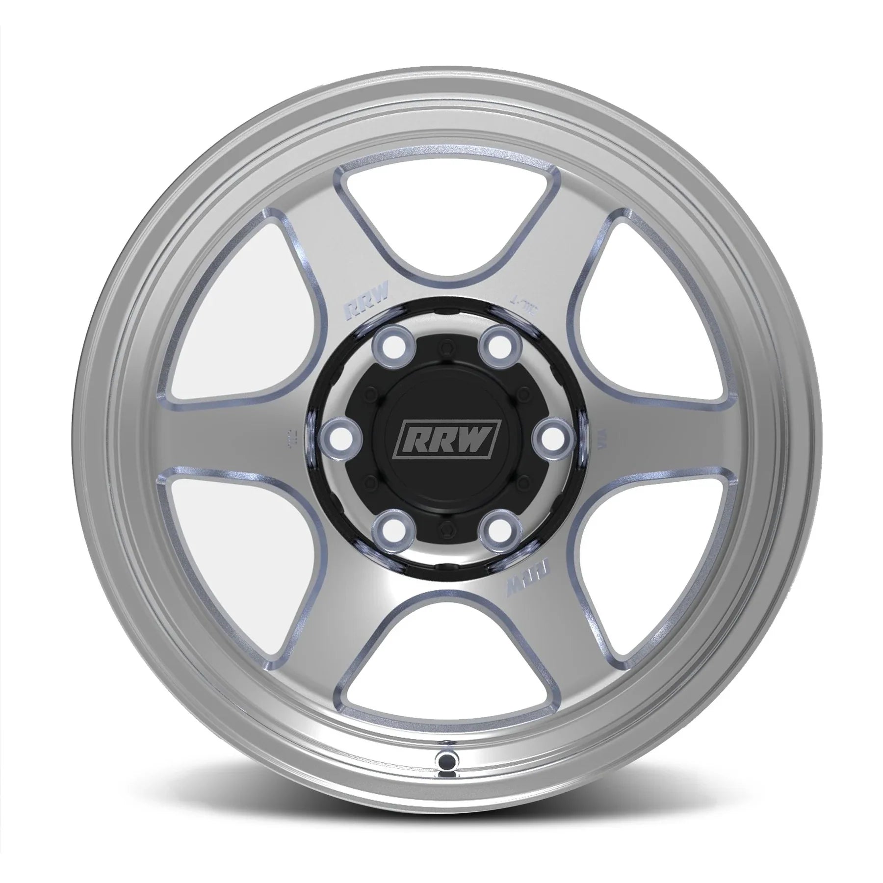 17x8.5 RRW RR2-S Flow Formed Brushed Wheel 6x5.5 Bolt Pattern 0mm Offset