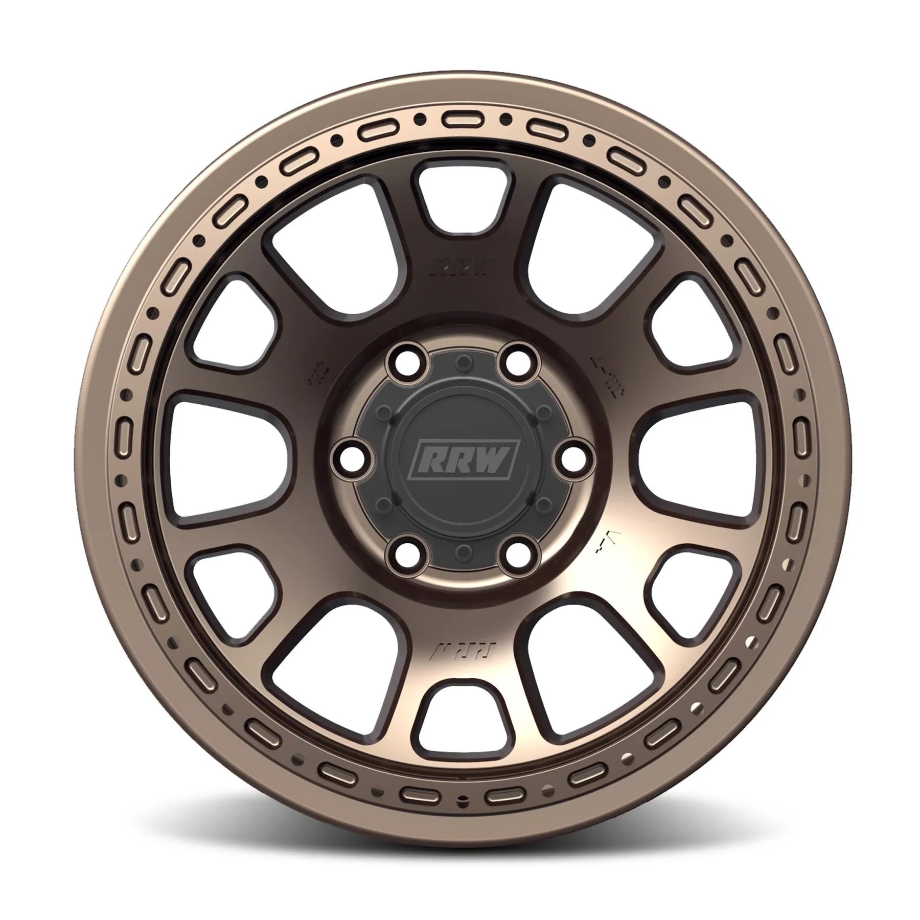 17x8.5 RRW RR5-H Flow Formed Hybrid Bronze Wheel 6x5.5 Bolt Pattern -25mm Offset