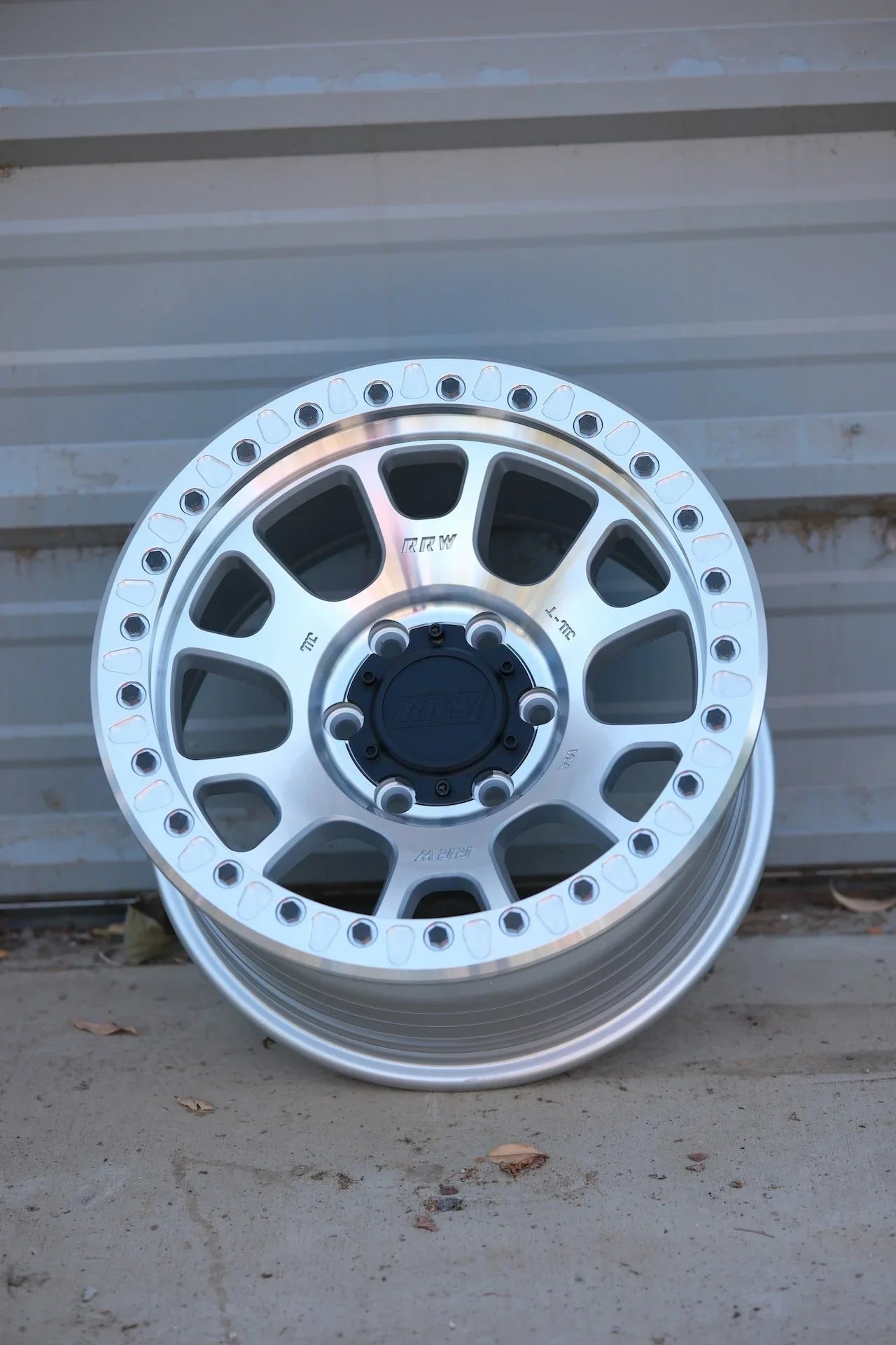 17x8.5 RRW RR5-H Flow Formed Hybrid Brushed Wheel 6x5.5 Bolt Pattern -12mm Offset