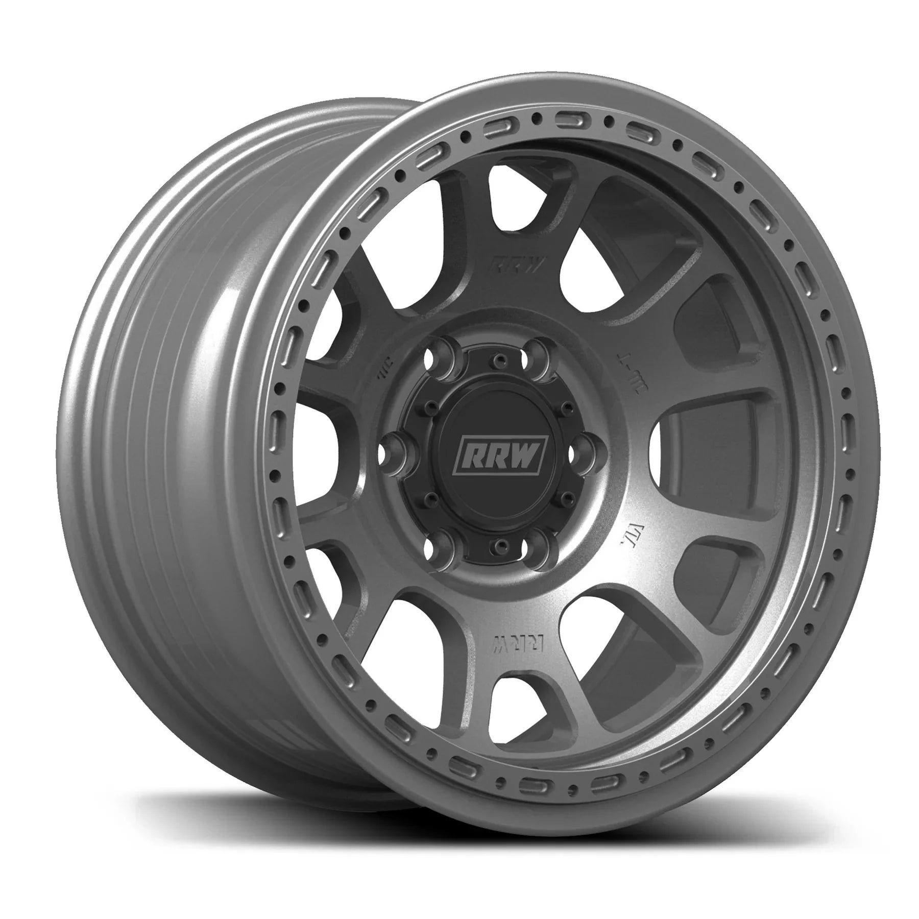 17x8.5 RRW RR5-H Flow Form Hybrid Gunmetal Wheel 6x5.5 Bolt Pattern -12mm Offset