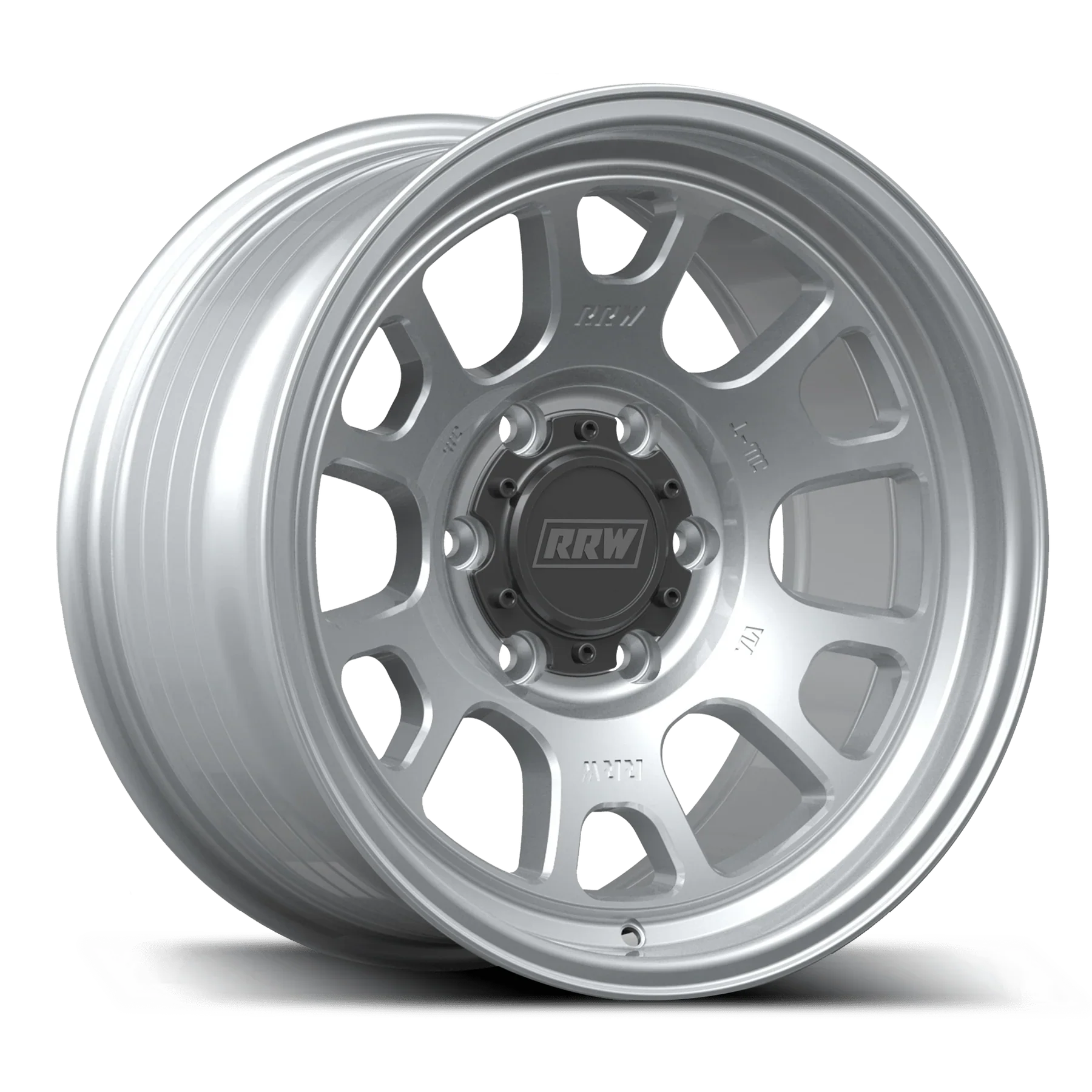17x8.5 RRW RR5-S Flow Formed Brushed Wheel 6x5.5 Bolt Pattern -12mm Offset