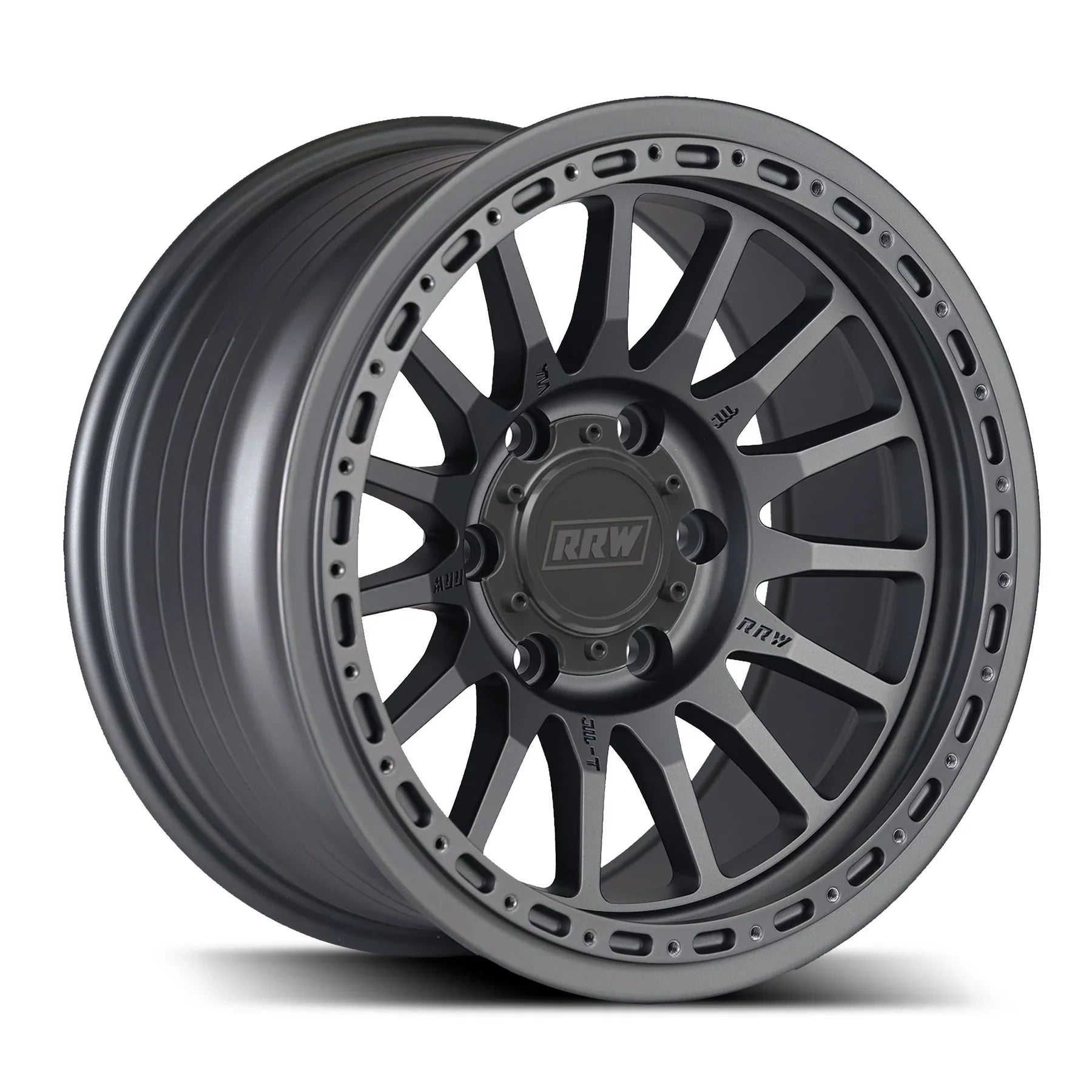 17x8.5 RRW RR7-H Flow Formed Hybrid Gunmetal Wheel 6x5.5 Bolt Pattern 0mm Offset