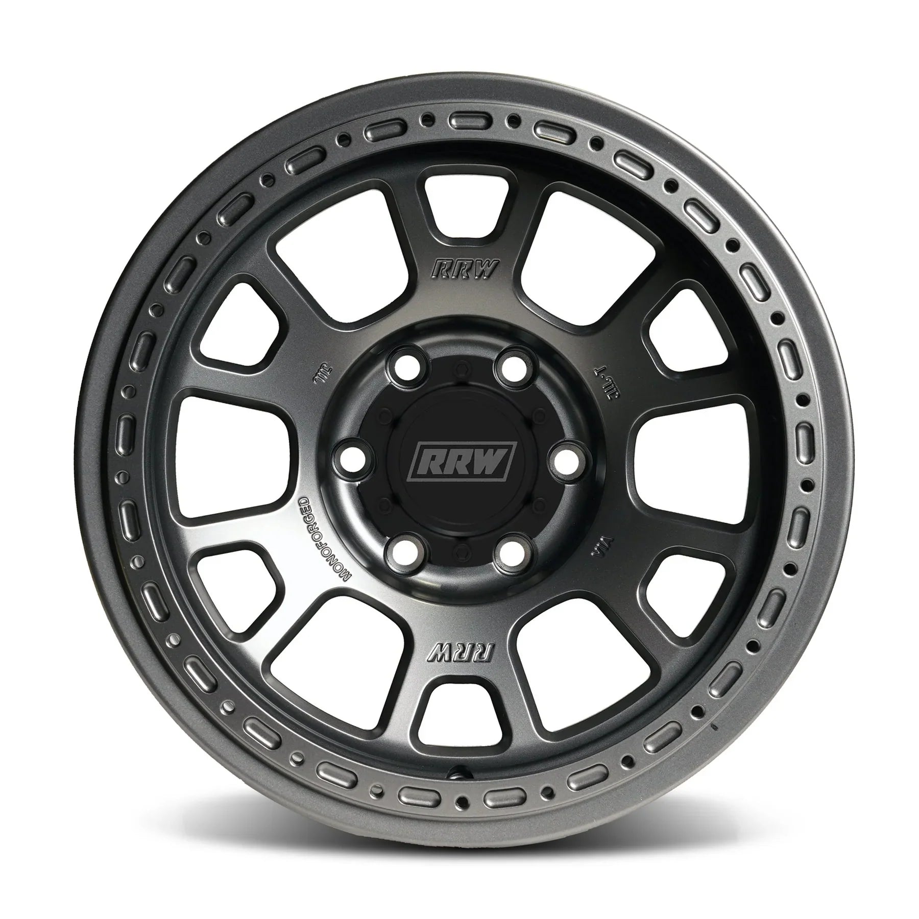 17x8.5 RRW RS5-H Forged Hybrid Gunmetal Wheel 6x5.5 Bolt Pattern -25mm Offset