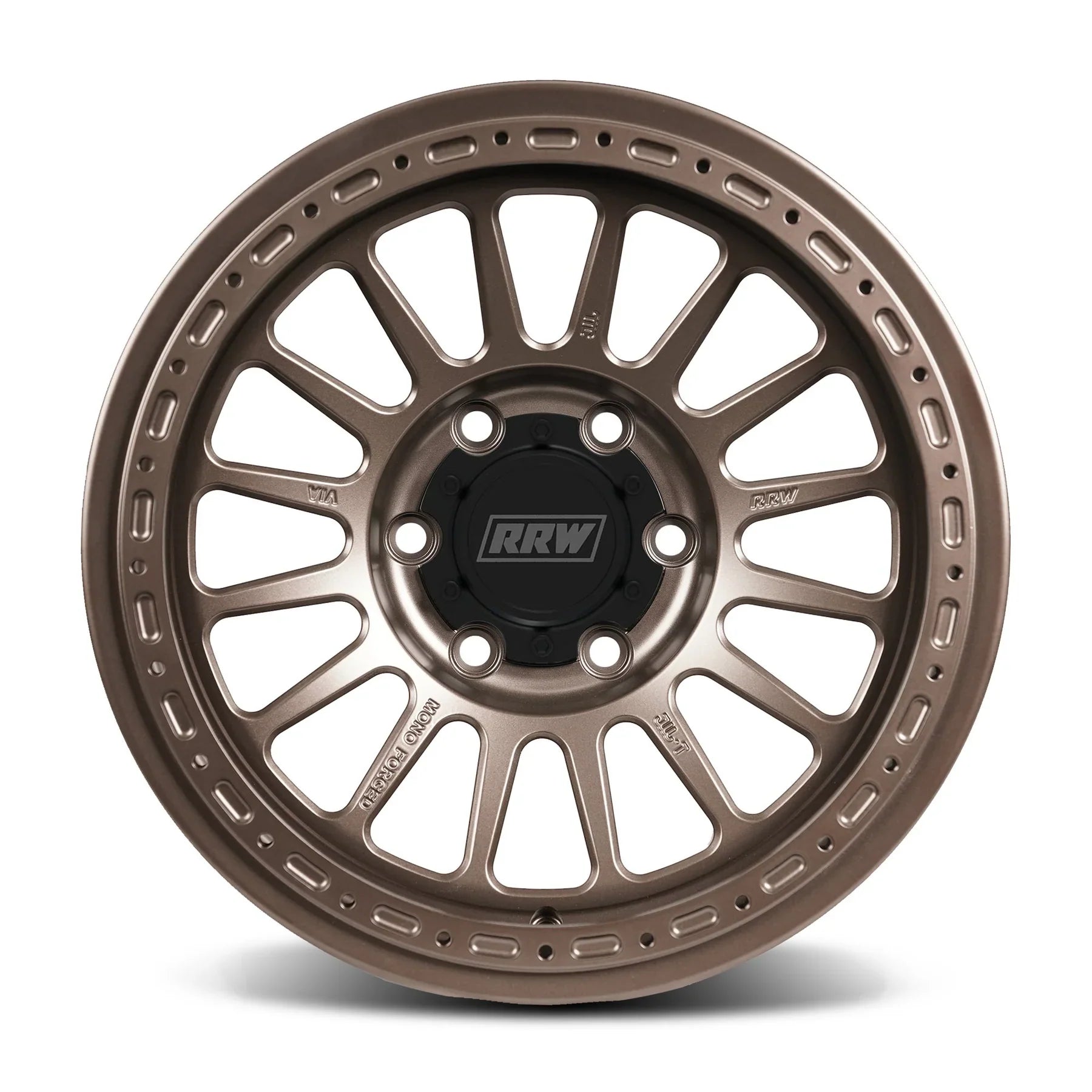 17x8.5 RRW RS6-H Forged Hybrid Matte Bronze Wheel 6x5.5 Bolt Pattern 0mm Offset