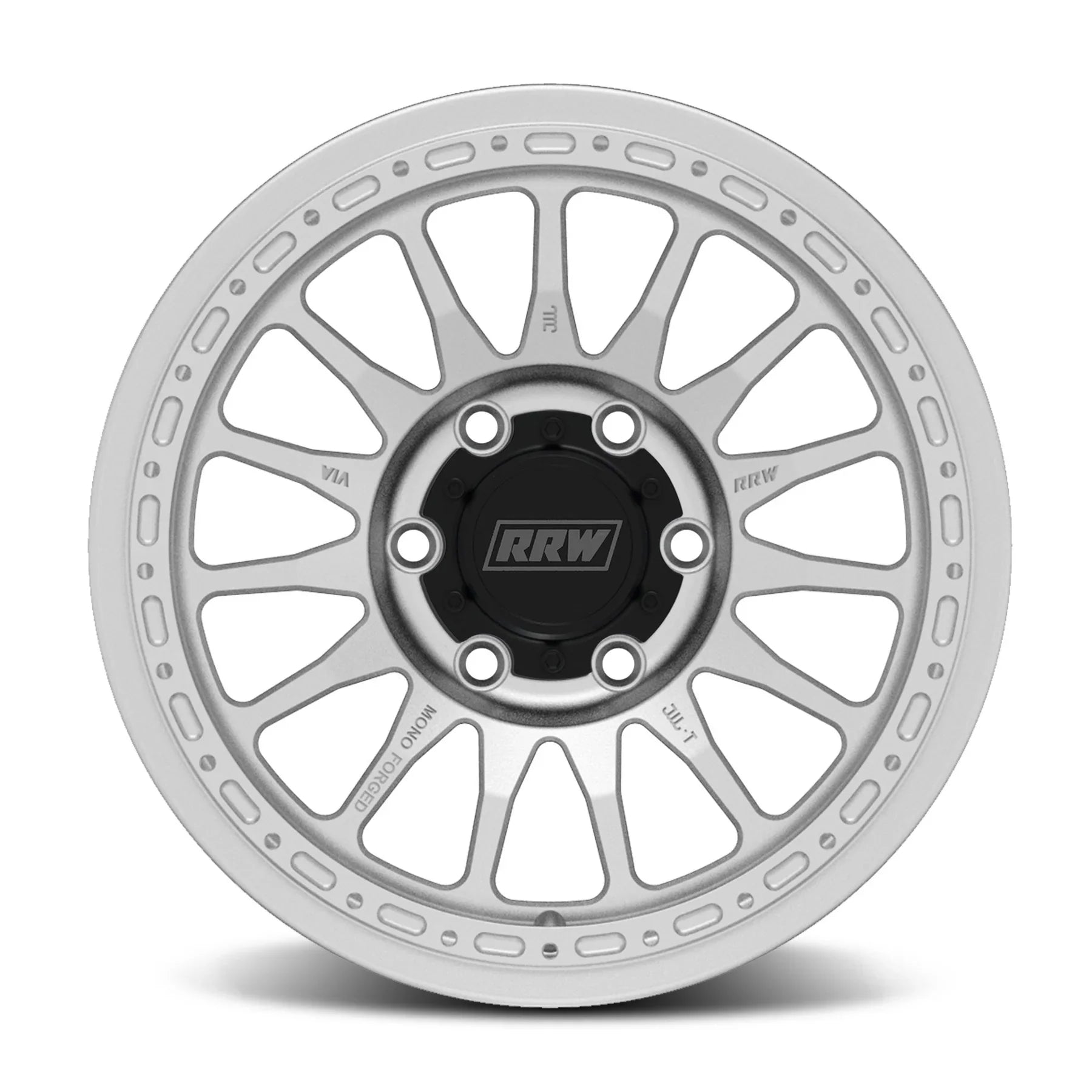 17x8.5 RRW RS7-H Forged Hybrid Brushed Wheel 6x5.5 Bolt Pattern 25mm Offset