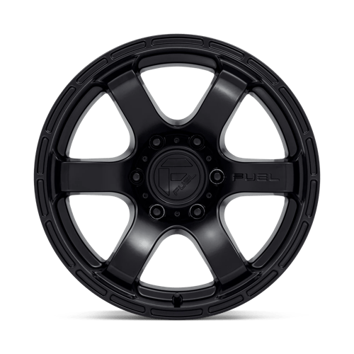 17x9 fuel off-road d766 rush satin black wheel 6x5.5 bolt pattern 12mm offset
