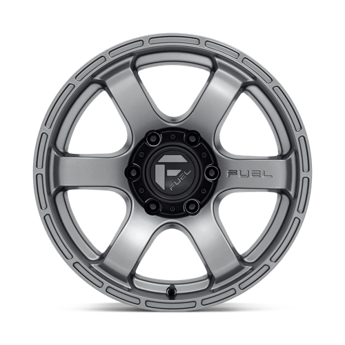 17x9 fuel off-road d767 rush matte gunmetal wheel 6x5.5 bolt pattern 12mm offset