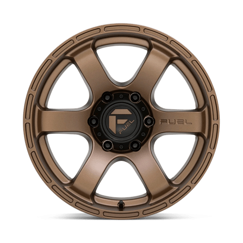 17x9 fuel off-road d768 rush matte bronze wheel 6x5.5 bolt pattern 12mm offset