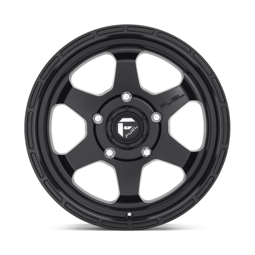 18x9 fuel off-road d664 shok matte black wheel 6x5.5 bolt pattern 20mm offset