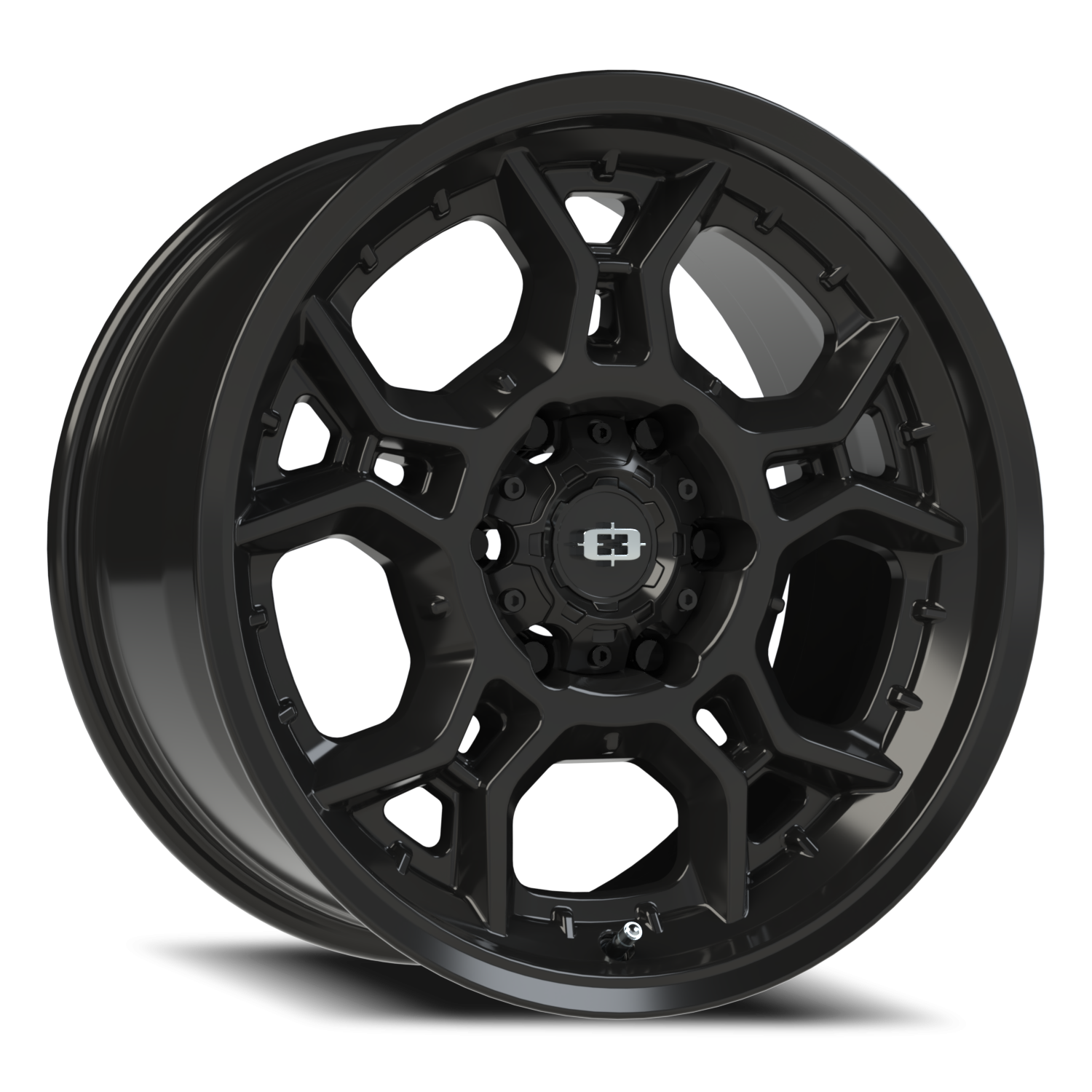 18x9 Vision 315 Sedona Gloss Black Wheel 6x5.5 Bolt Pattern 18mm Offset