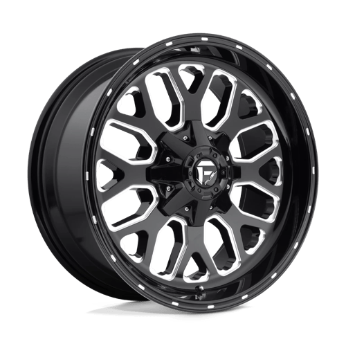 20x9 fuel off-road d588 titan gloss black milled wheel 6x5.5 bolt pattern 20mm offset