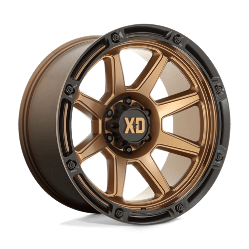 20x12 xd wheels xd863 titan matte bronze w black lip wheel 6x5.5 bolt pattern 44mm offset