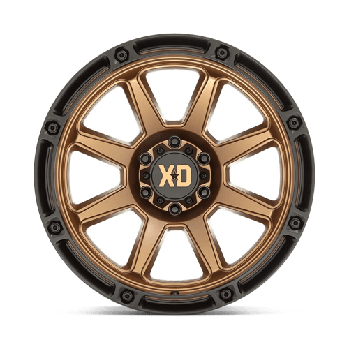 20x10 xd wheels xd863 titan matte bronze w black lip wheel 6x5.5 bolt pattern 18mm offset