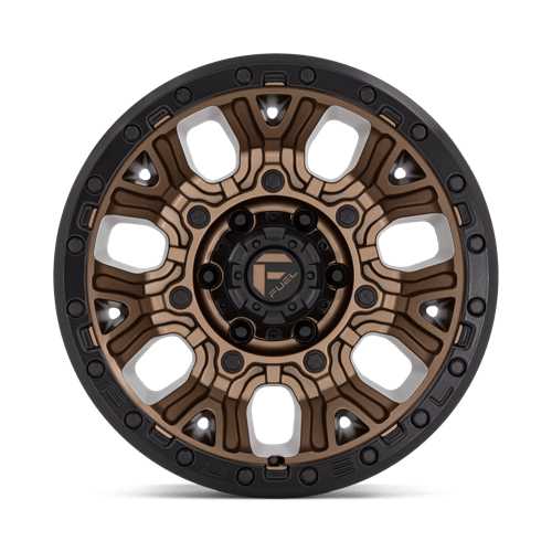 17x9 fuel off-road d826 traction matte bronze w black ring wheel 6x5.5 bolt pattern 12mm offset