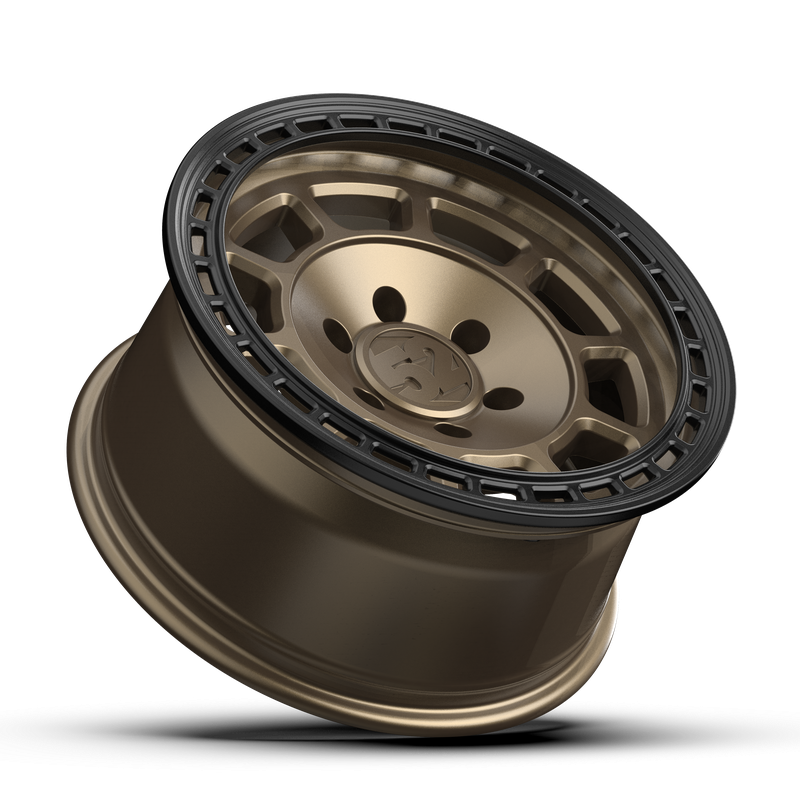 17x8.5 Fifteen 52 Traverse HD Matte Bronze Wheel 6x5.5 Bolt Pattern 0mm Offset